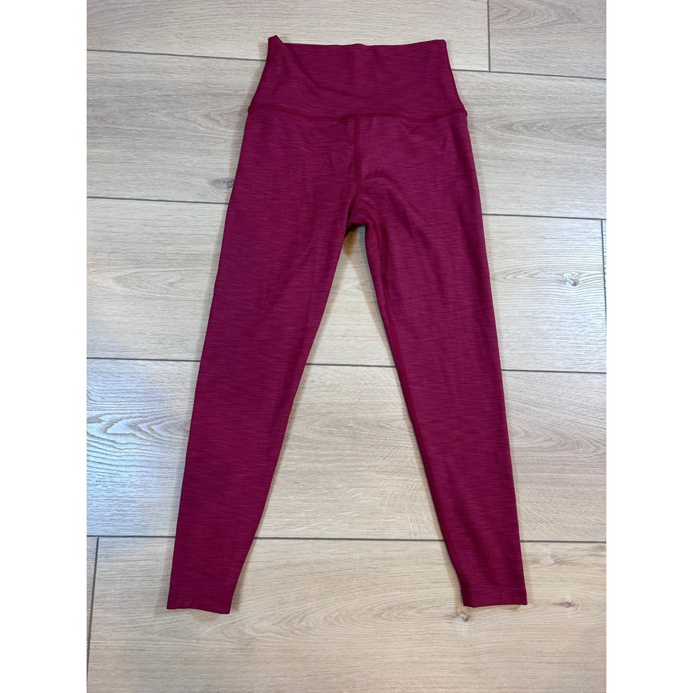 Beyond Yoga Womens Space Dye High Waisted Leggings Berry Magenta Size Medium